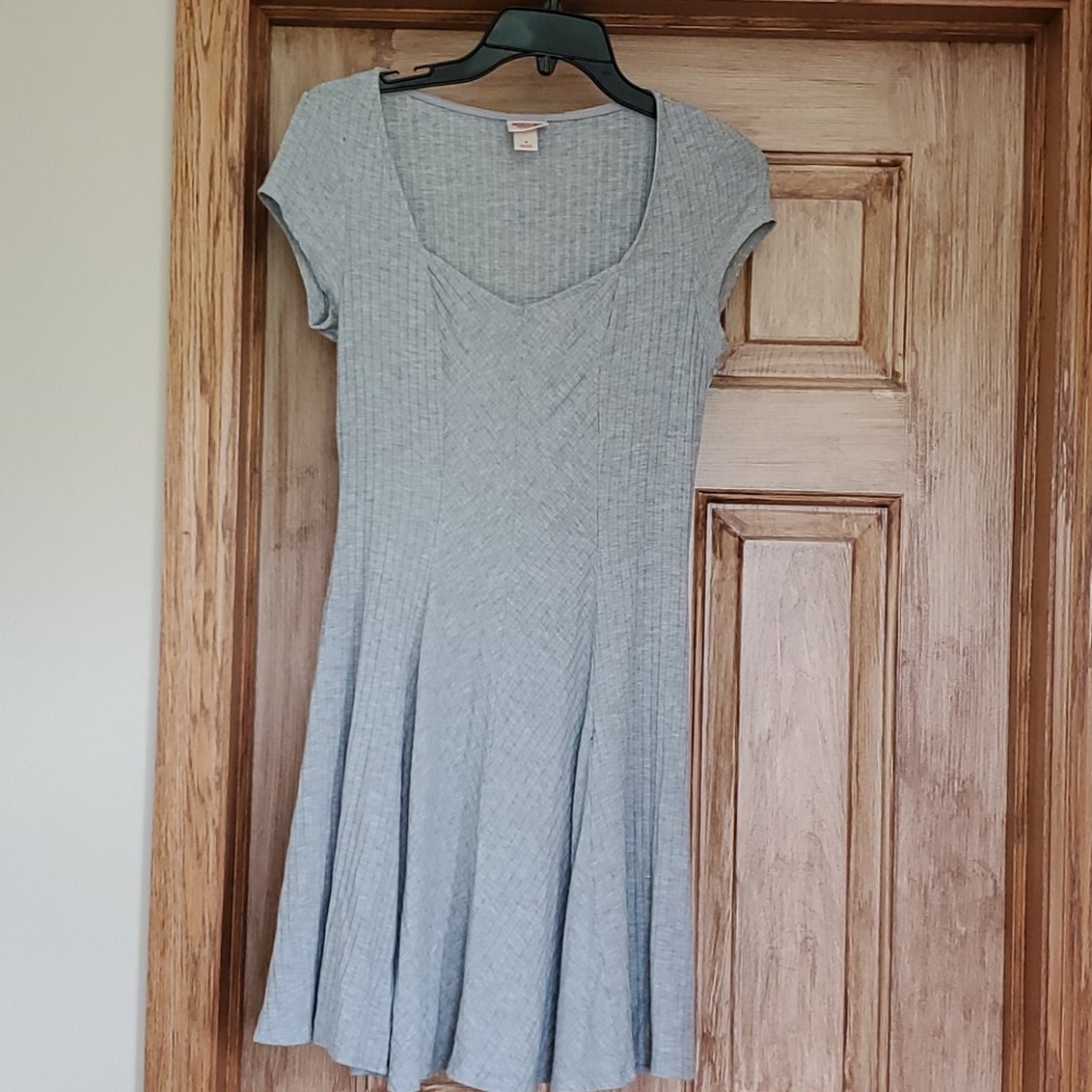 Grey cotton dress